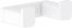 Крючок hansgrohe AddStoris двойной 41755700, матовый белый
